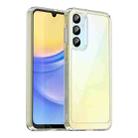 For Samsung Galaxy A16 4G Colorful Series Acrylic Hybrid TPU Phone Case(Transparent) - 1