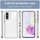 For Samsung Galaxy A36 5G Colorful Series Acrylic Hybrid TPU Phone Case(Transparent) - 2