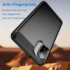 For Samsung Galaxy A07 4G Carbon Fiber Brushed Texture TPU Phone Case(Black) - 3