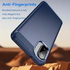 For Samsung Galaxy A07 4G Carbon Fiber Brushed Texture TPU Phone Case(Blue) - 3