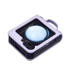 For Samsung Galaxy Z Flip7 Square-shaped Crossbody Lanyard Leather Phone Case(Purple) - 3