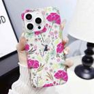 For iPhone 15 Pro Max Dual-side Laminating IMD PC Hybrid TPU Phone Case(Cop-rose) - 2