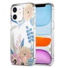 For iPhone 11 Dual-side Laminating IMD PC Hybrid TPU Phone Case(Lotus) - 1