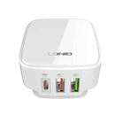 LDNIO Q334 32W Type-C + Dual USB Port Charger with 1m Micro USB Data Cable, Plug Type:US Plug(White) - 2