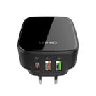 LDNIO Q334 32W Type-C + Dual USB Port Charger with 1m USB-C / Type-C to USB-C / Type-C Data Cable, Plug Type:EU Plug(Black) - 2