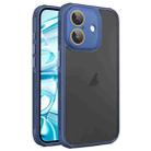 For iPhone 16 Plus Side Cooling Skin Feel Frosted Phone Case(Blue) - 1