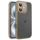 For iPhone 16 Plus Hardware Side Cooling Skin Feel Frosted Phone Case with Lens Film(Gold) - 1