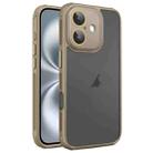 For iPhone 16 Hardware Side Cooling Skin Feel Frosted Phone Case with Lens Film(Gold) - 1