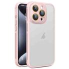 For iPhone 15 Pro Max Side Cooling Skin Feel Frosted Phone Case(Pink) - 1