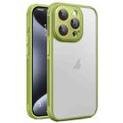 For iPhone 15 Pro Side Cooling Skin Feel Frosted Phone Case(Green) - 1