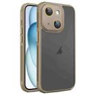 For iPhone 15 Hardware Side Cooling Skin Feel Frosted Phone Case with Lens Film(Gold) - 1