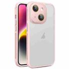 For iPhone 14 Plus Side Cooling Skin Feel Frosted Phone Case(Pink) - 1