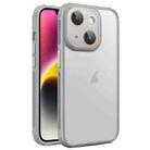 For iPhone 14 Plus Side Cooling Skin Feel Frosted Phone Case(Grey) - 1