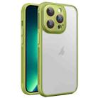 For iPhone 13 Pro Side Cooling Skin Feel Frosted Phone Case(Green) - 1