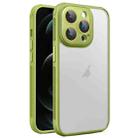 For iPhone 12 Pro Max Hardware Side Cooling Skin Feel Frosted Phone Case with Lens Film(Green) - 1