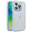 For iPhone 16 Pro Max Side Cooling Skin Feel Frosted MagSafe Magnetic Phone Case(Sky Blue) - 1