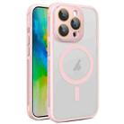 For iPhone 16 Pro Side Cooling Skin Feel Frosted MagSafe Magnetic Phone Case(Pink) - 1