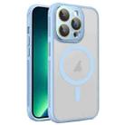 For iPhone 13 Pro Max Side Cooling Skin Feel Frosted MagSafe Magnetic Phone Case(Sky Blue) - 1