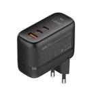 LDNIO Q366 65W USB + Dual Type-C Port Charger with 1m USB-C / Type-C to USB-C / Type-C Data Cable, Plug Type:EU Plug(Black) - 3