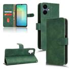 For Samsung Galaxy A06 Skin Feel Magnetic Flip Leather Phone Case(Green) - 1
