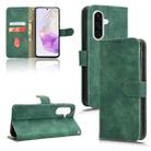 For Samsung Galaxy A36 5G Skin Feel Magnetic Flip Leather Phone Case(Green) - 1