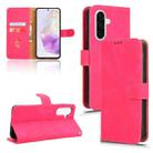 For Samsung Galaxy A36 5G Skin Feel Magnetic Flip Leather Phone Case(Rose Red) - 1
