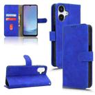 For Samsung Galaxy A25 5G SC-53F Skin Feel Magnetic Flip Leather Phone Case(Blue) - 1