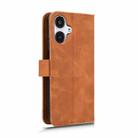 For Samsung Galaxy A25 5G SC-53F Skin Feel Magnetic Flip Leather Phone Case(Brown) - 3