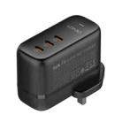 LDNIO Q367 65W GaN 3 x USB-C / Type-C Interface Charger with 1m USB-C / Type-C to USB-C / Type-C Data Cable, Plug Type:UK Plug(Black) - 3