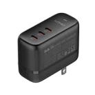 LDNIO Q367 65W GaN 3 x USB-C / Type-C Interface Charger with 1m USB-C / Type-C to USB-C / Type-C Data Cable, Plug Type:US Plug(Black) - 3