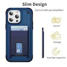 Skin Feel MagSafe Magnetic Phone Card Sleeve with Bracket(Royal Blue) - 3