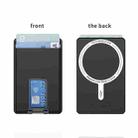 Skin Feel MagSafe Magnetic Phone Card Sleeve with Bracket(Black) - 2