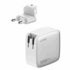 LDNIO Q408 100W GaN USB+3 USB-C / Type-C Interface Charger with 1m 100W USB-C / Type-C to USB-C / Type-C Data Cable, Plug Type:EU Plug(White) - 2