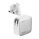 LDNIO Q408 100W GaN USB+3 USB-C / Type-C Interface Charger with 1m 100W USB-C / Type-C to USB-C / Type-C Data Cable, Plug Type:UK Plug(White) - 2