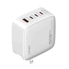 LDNIO Q408 100W GaN USB+3 USB-C / Type-C Interface Charger with 1m 100W USB-C / Type-C to USB-C / Type-C Data Cable, Plug Type:US Plug(White) - 3