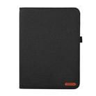 For OnePlus Pad Pro 12.1 Fabric Leather Tablet Case(Black) - 2