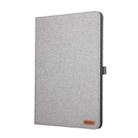 For OnePlus Pad 3 Global 13.2 Fabric Texture Horizontal Flip Leather Tablet Case(Grey) - 2