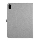 For OnePlus Pad 3 Global 13.2 Fabric Texture Horizontal Flip Leather Tablet Case(Grey) - 3