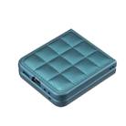 For Samsung Galaxy Z Flip5 Square-shaped Leather Back Cover Phone Case(Green) - 3