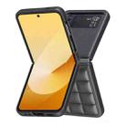 For Samsung Galaxy Z Flip3 Square-shaped Leather Back Cover Phone Case(Black) - 2