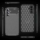 For Samsung Galaxy A56 5G Carbon Fiber Texture Shockproof TPU Phone Case(Black) - 2