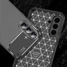 For Samsung Galaxy A56 5G Carbon Fiber Texture Shockproof TPU Phone Case(Black) - 3