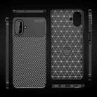 For Samsung Galaxy A07 4G Carbon Fiber Texture Shockproof TPU Phone Case(Black) - 2