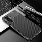 For Samsung Galaxy A17 5G Carbon Fiber Texture Shockproof TPU Phone Case(Black) - 1