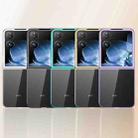 For Xiaomi Mix Flip 6D Electroplating PC Shockproof Phone Case(Silver) - 2