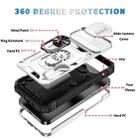 For iPhone 16e Sliding Camshield TPU + PC Phone Case with Holder(White+Black) - 2
