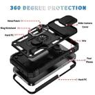 For iPhone 16e Sliding Camshield TPU + PC Phone Case with Holder(Black) - 2