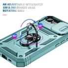 For iPhone 16e Sliding Camshield TPU + PC Phone Case with Holder(Green) - 3