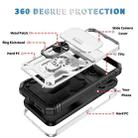 For iPhone 17 Pro Max Sliding Camshield TPU + PC Phone Case with Holder(White+Black) - 2