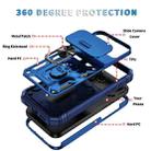 For iPhone 17 Pro Sliding Camshield TPU + PC Phone Case with Holder(Navy Blue) - 2